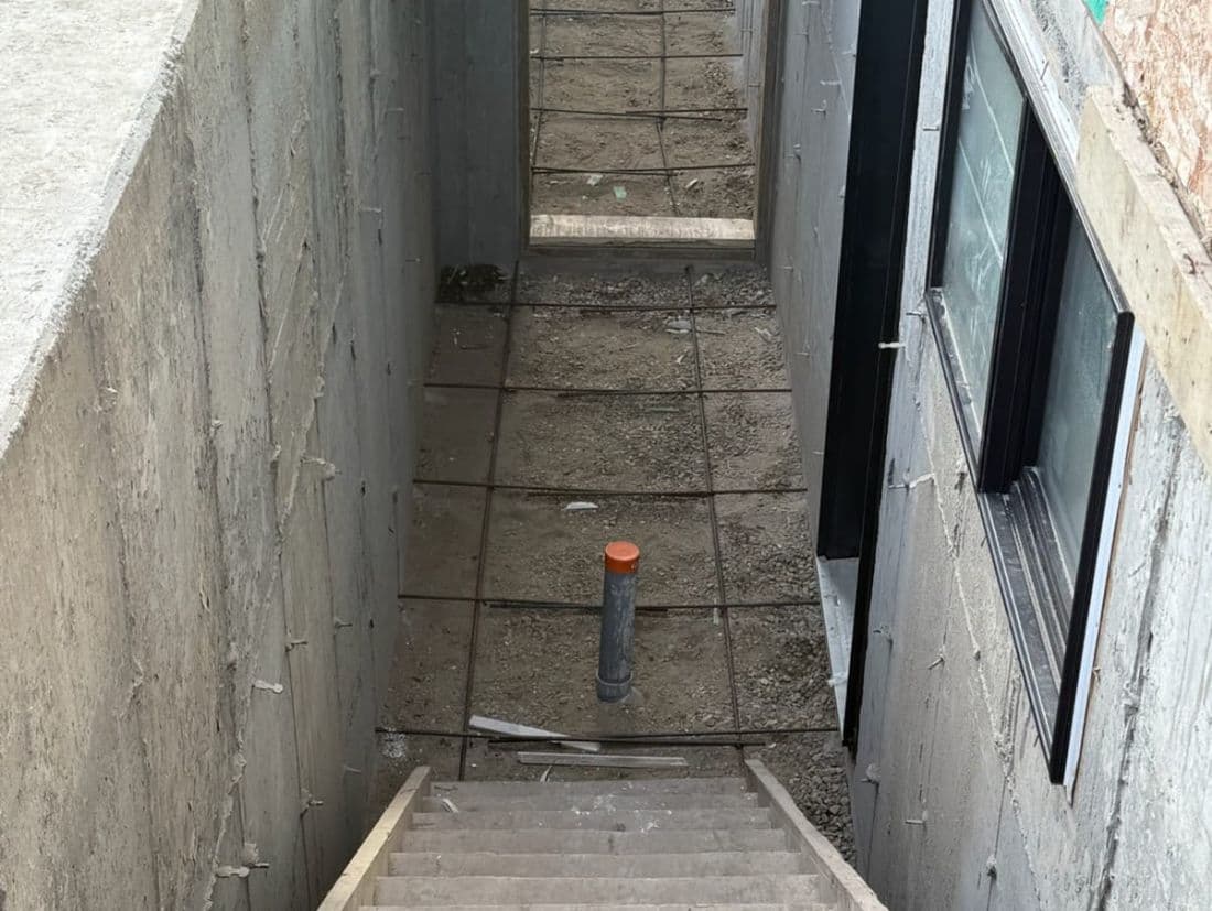 Poured and finished concrete flatwork